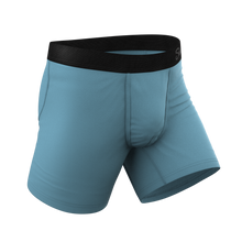 Load image into Gallery viewer, Men&#39;s Blue Ball Hammock Boxers

