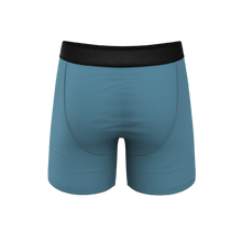 Load image into Gallery viewer, Neptune Slate Blue Ball Hammock Boxers
