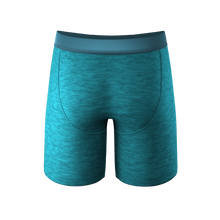 Load image into Gallery viewer, comfy plain green pouch underwear with fly
