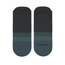 Load image into Gallery viewer, Close-up of The Night Owl ankle socks fabric, revealing intricate texture and design.
