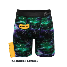 Load image into Gallery viewer, The Milky Way | Northern Lights Long Leg Ball Hammock¬Æ Pouch Underwear With Fly

