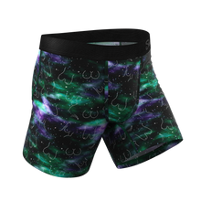 Load image into Gallery viewer, milky way northern light boxers
