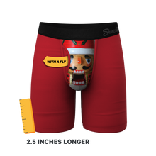 Load image into Gallery viewer, The Nutcrack-Him | Nutcracker Christmas Long Leg Ball Hammock¬Æ Pouch Underwear With Fly
