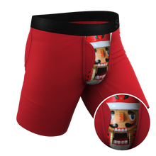 Load image into Gallery viewer, The Nutcrack-Him | Nutcracker Christmas Long Leg Ball Hammock¬Æ Pouch Underwear With Fly
