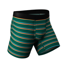 Load image into Gallery viewer, Retro striped boxer briefs with Ball Hammock¬Æ pouch.
