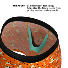 Load image into Gallery viewer, Orange and white ball hammock
