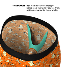 Load image into Gallery viewer, Orange halloween men&#39;s underwear
