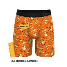 Load image into Gallery viewer, The Paranormal Entitty | Ghost Busts Long Leg Ball Hammock¬Æ Pouch Underwear With Fly
