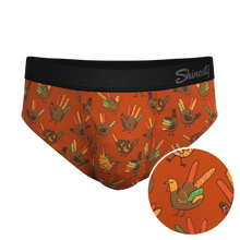 Load image into Gallery viewer, The Party Fowl | Thanksgiving Turkey Ball Hammock Pouch¬Æ Underwear Briefs
