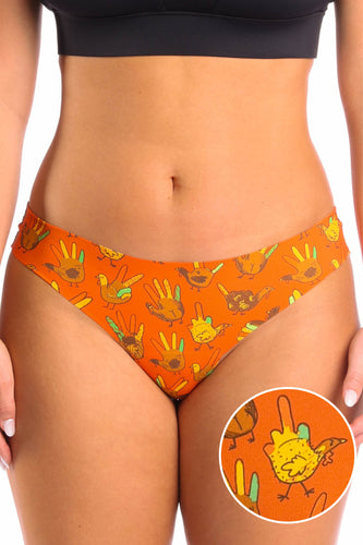 The Party Fowl | Thanksgiving Turkey Seamless Thong