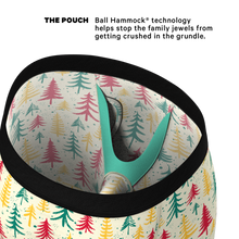 Load image into Gallery viewer, Colorful christmas tree pouch underwear
