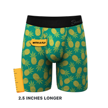 Load image into Gallery viewer, The Pineapple Express | Pineapple Long Leg Ball Hammock¬Æ Pouch Underwear With Fly
