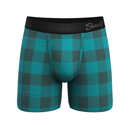 The Plaid And Simple | Green Buffalo Check Ball Hammock¬Æ Pouch Underwear