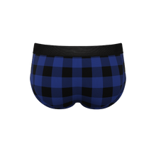 Load image into Gallery viewer, Blue plaid underwear
