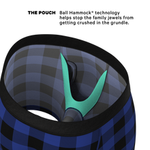 Load image into Gallery viewer, Blue and black ball hammock
