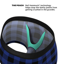 Load image into Gallery viewer, Black and blue ball hammock
