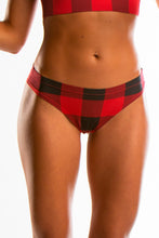 Load image into Gallery viewer, red and black bikini undies for ladies
