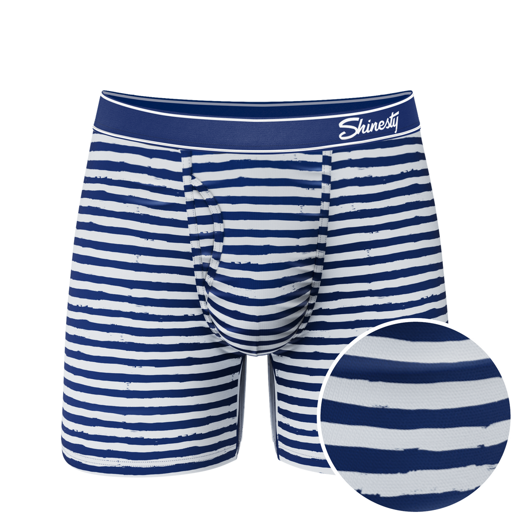 The Sailor | Nautical Stripe Ball Hammock¬Æ Pouch Underwear With Fly