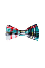 Load image into Gallery viewer, Scotch on the Rocks Christmas Plaid Bow Tie

