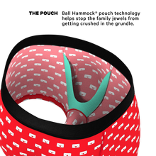 Load image into Gallery viewer, Red and white ball hammock
