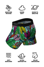 Load image into Gallery viewer, tropical green pouch underwear
