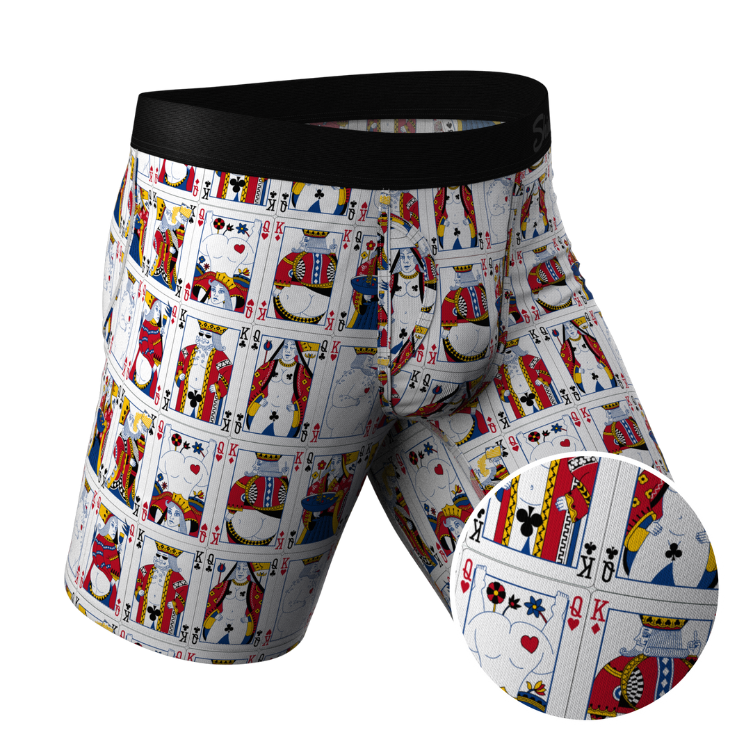 Products The Strip Poker | Playing Cards Long Leg Ball Hammock¬Æ Pouch Underwear With Fly