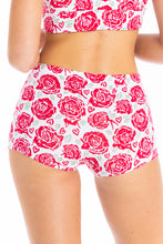 Load image into Gallery viewer, Red roses boyshort underwear
