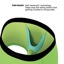 Load image into Gallery viewer, Light green pouch trunks underwear
