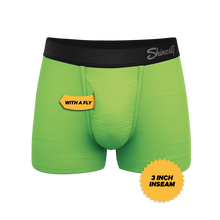 Load image into Gallery viewer, The Supernova | Bright Green Ball Hammock¬Æ Pouch Trunks Underwear
