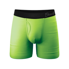 Load image into Gallery viewer, The Supernova | Bright Green Ball Hammock¬Æ Pouch Underwear With Fly
