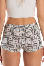 Load image into Gallery viewer, black and white money modal boyshort
