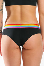 Load image into Gallery viewer, Solid black pride modal underwear
