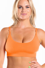 Load image into Gallery viewer, The Crossing Guard | Orange Bralette
