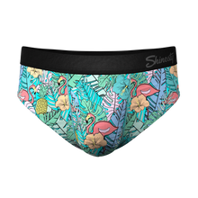 Load image into Gallery viewer, The Hot Tropic | Tropical Flamingo Ball Hammock¬Æ Underwear Briefs
