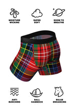 Load image into Gallery viewer, Comfortable Breathable Plaid Christmas Boxers
