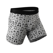 Load image into Gallery viewer, Faces pouch underwear with fly
