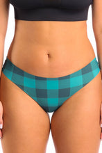 Load image into Gallery viewer, The Plaid And Simple | Green Buffalo Check Seamless Thong
