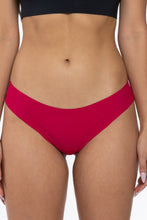 Load image into Gallery viewer, The Red Velvet | Dark Red Seamless Thong
