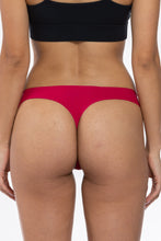 Load image into Gallery viewer, Dark red seamless thong
