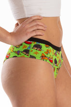 Load image into Gallery viewer, green junk food cheeky underwear
