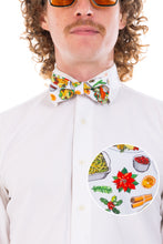 Load image into Gallery viewer, The Spread | White Thanksgiving Bow Tie

