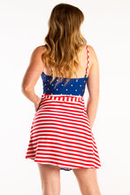 Load image into Gallery viewer, USA flag dress
