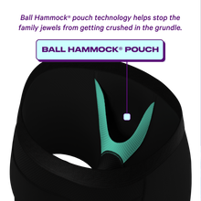 Load image into Gallery viewer, Close-up of paradICE‚Ñ¢ Cooling Ball Hammock¬Æ pouch underwear, with advanced cooling technology and mesh panels for ultimate comfort.
