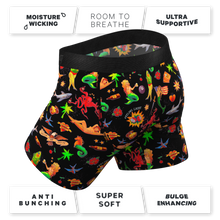 Load image into Gallery viewer, Sailor tattoos on Ball Hammock¬Æ pouch underwear with fly.
