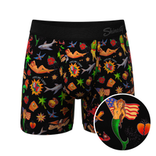Load image into Gallery viewer, The Tight Ship | Sailor Tattoos Ball Hammock¬Æ Pouch Underwear With Fly
