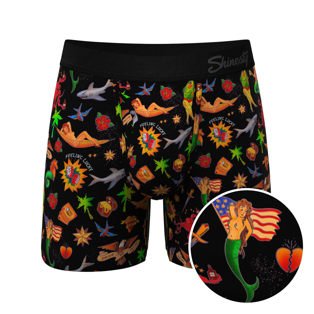 The Tight Ship | Sailor Tattoos Ball Hammock¬Æ Pouch Underwear With Fly