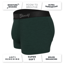 Load image into Gallery viewer, Dark green trunks underwear
