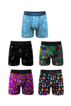 Load image into Gallery viewer, The Upside Down Pineapple | Ball Hammock¬Æ Pouch Underwear with Fly 5 Pack
