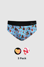 Load image into Gallery viewer, The Dinner For Two | Valentine&#39;s Day Ball Hammock¬Æ Pouch Underwear Briefs 3 Pack
