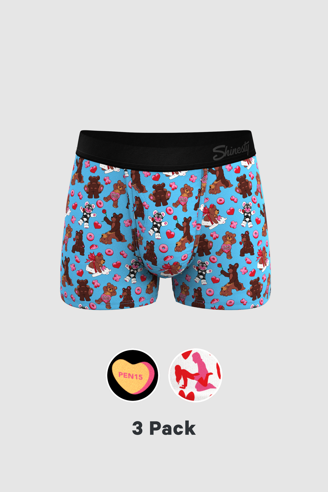 The Dinner For Two | Valentine's Day Ball Hammock¬Æ Pouch Trunks Underwear 3 Pack